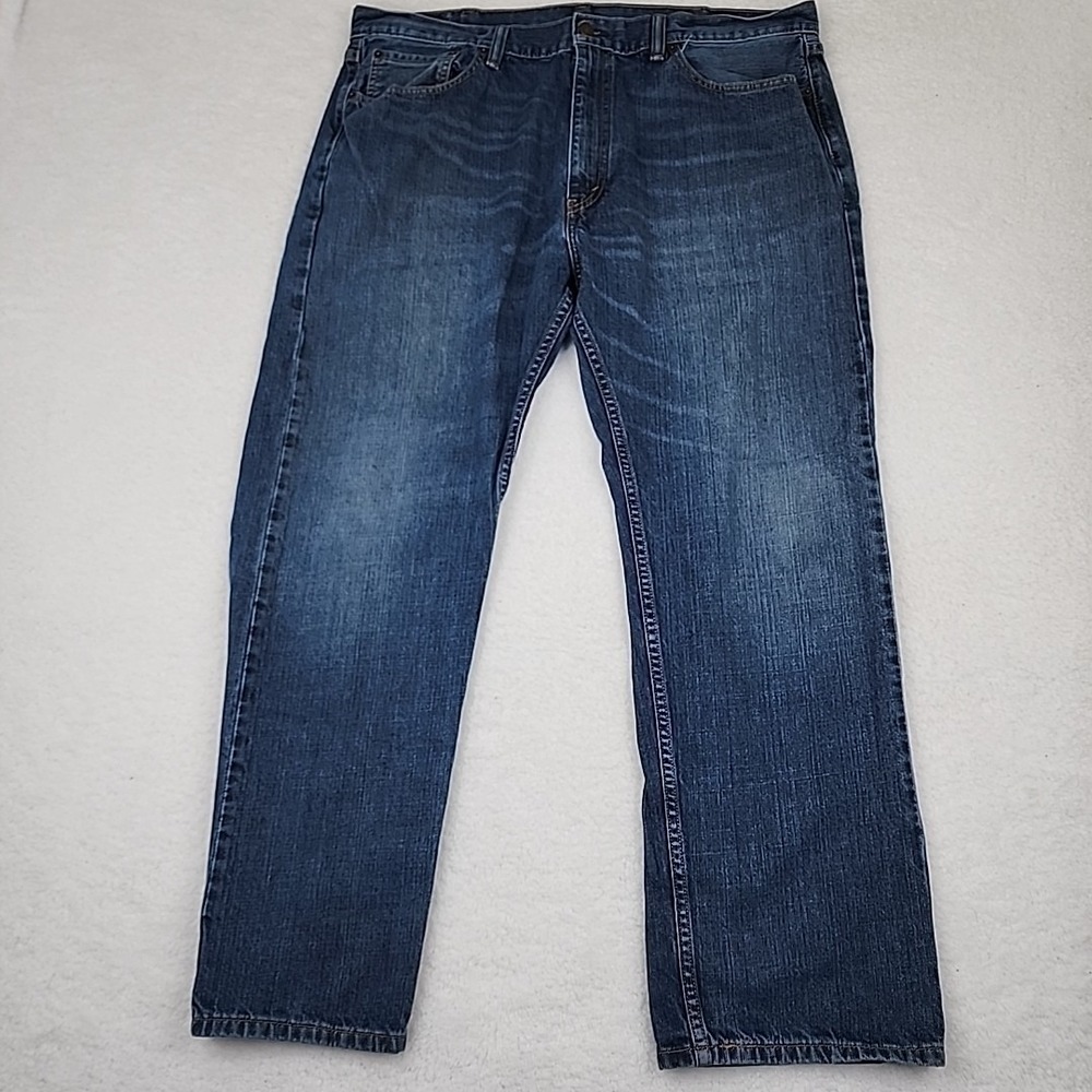 Levi's 505 Jeans Men's 40x30 Blue‎ Medium Wash Straight Fit Classic